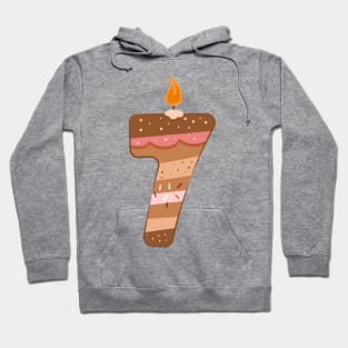 Cake number 7 Hoodie